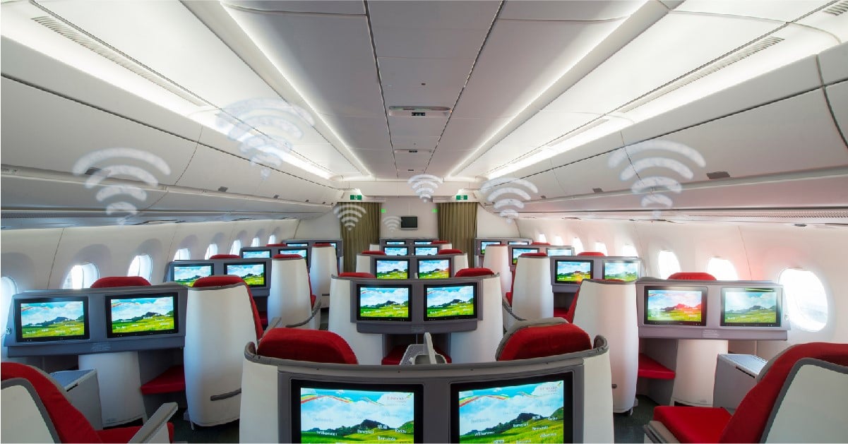 Ethiopian Airlines implementa WiFi a bordo con tecnologia satellitare