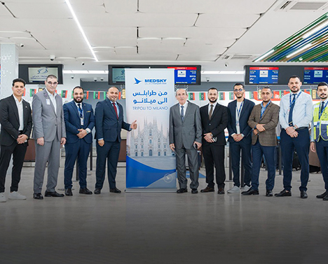Inaugurato il nuovo volo Medsky Airways da Milano Malpensa a Tripoli Mitiga